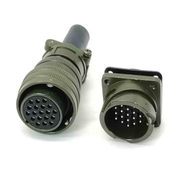 Imagem de GXMRHWY Conectores Macho E Fêmea De 19 Pinos Série Baioneta Ms3106A22-14 Ms3102A22-14