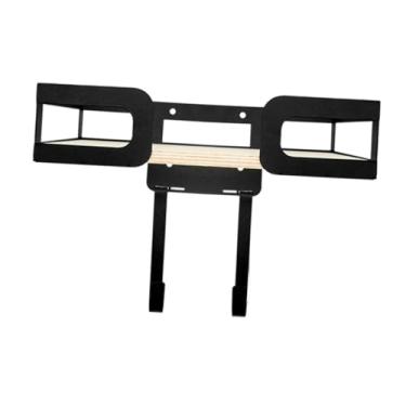 Imagem de Fenteer Suporte para Tábua de Passar Roupa Suporte para Ferro de Passar Roupa Suporte de Parede para Tábua de Passar Roupa Versátil E Economizadora de Espaço