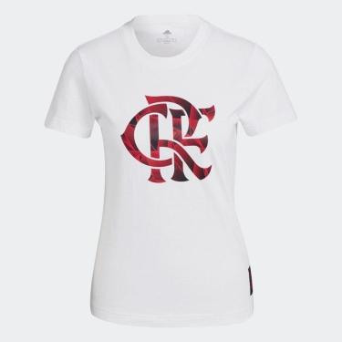 Imagem de Camiseta Estampada CR Flamengo Feminina - adidas GR4294-Feminino