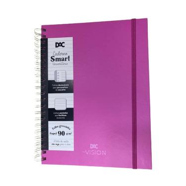 Imagem de Caderno Smart Univ. Dac Vision Rosa Com Folhas Tira E Põe