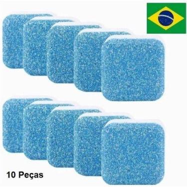 Imagem de Kit 10 Pastilhas Limpa Máquina De Lavar Roupas - CleanM