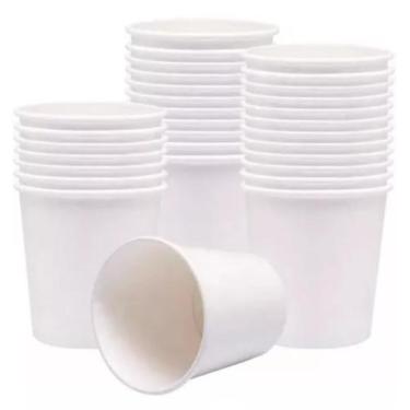 Imagem de Copo branco biodegradável - Biodegradável 