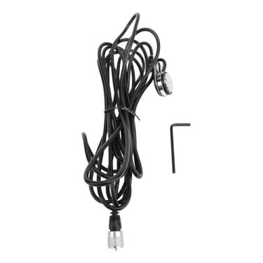 Imagem de Pilipane Antena de transmissão de sinal estável com cabo RG58 de 4 metros conector PL259 para antena NMO HF VHF UHF