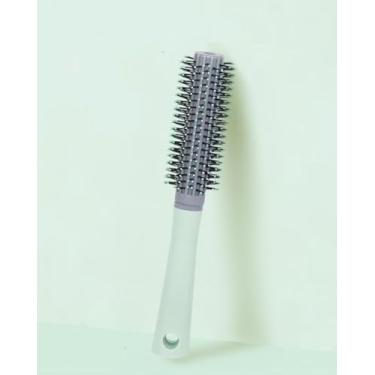 Imagem de Pente com almofada de ar, pente curvado grande de coroa alta para cabelos volumosos, escova de massagem de couro cabeludo para mulheres verde DJA863-02