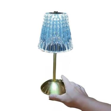 Imagem de Abajur de Mesa, Luminária Abajur de Mesa, Led Sensor Toque de Luz Quarto sem Fio 3 Cores 110v Ou 220v(LKZD-5959)