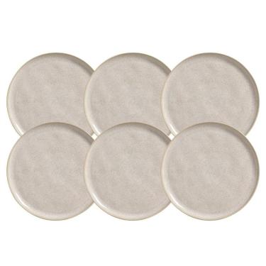 Imagem de Jogo Pratos Raso Jantar 27,5Cm 6 Pçs Bio Latte Porto Brasil