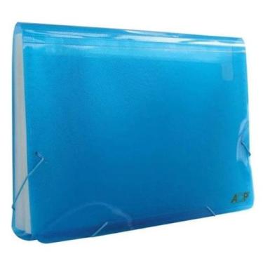 Imagem de Pasta Sanfonada A4 12 Azul Acp