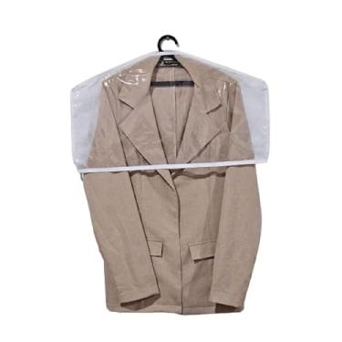 Imagem de Kit com 10 Ombreira Para Roupas em TNT com Frente em PVC - Protetor para roupas, Capa ombreira em TNT e PVC