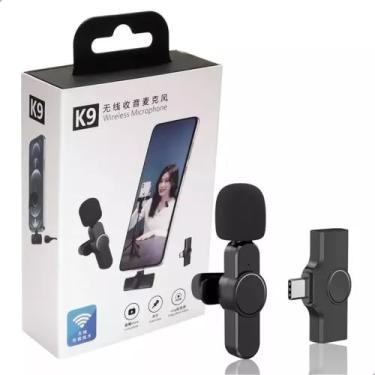Imagem de Microfone K9 Sem Fio, Compatível com IOS, com Espuma Protetora, Preto