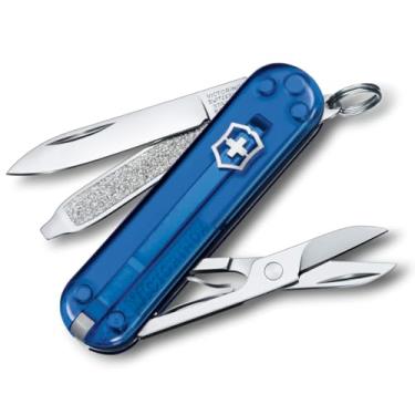 Imagem de Canivete Victorinox Classic SD Azul Translúcido 7F Ref 0.6223.T2