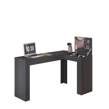 Imagem de Escrivaninha de Canto Jasmim com Camarim e Espelho-EdeCasaMoveis, Jasm