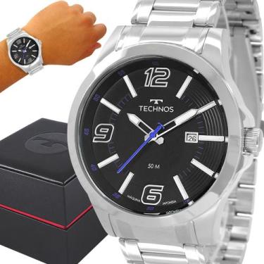 Imagem de Relógio Masculino Prata Technos Analógico Original Garantia