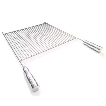 Imagem de Grelha Aramada Churrasco 45x50 Inox 304 Estilo Uruguaia - INOX LAURIND