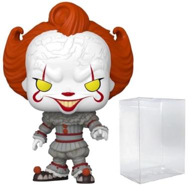 Imagem de POP TV: It, Welcome to Derry - Pennywise Funko Vinyl Figure (Bundled with Compatible Box Protector Case), Multicolored, 3.75 inches