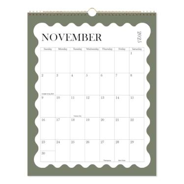 Imagem de Calendário 2025-2027 - Calendário de parede de dezembro de 2025 a junho de 2027, 2025-2027. Calendário suspenso com marcação de feriado, papel premium para organização, 28 x 35 cm, ondulado