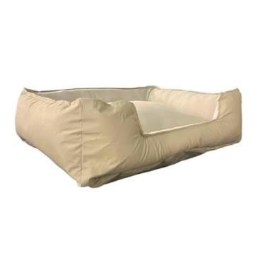 Imagem de CAMA CAMINHA PET PARA GATO CACHORRO IMPERMEÁVEL FÁCIL DE LIMPAR COM ZÍPER CAMA PARA CACHORRO (G(80x70),Creme - Off white)