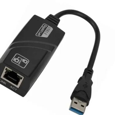 Imagem de Adaptador  Lan Rede USB 3.0 Ethernet 10/100/1000 Note Adlan