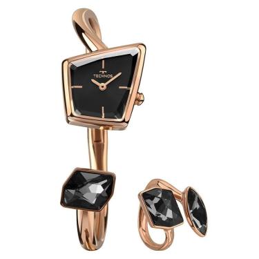 Imagem de Kit Technos Feminino Crystal Rosé - Vx10af-k1p