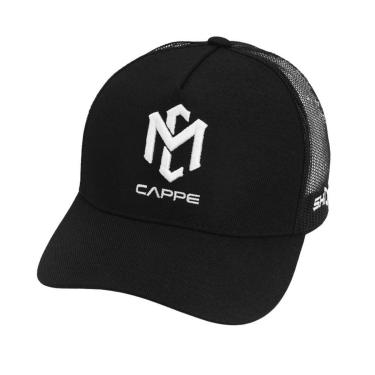 Imagem de Boné Shark Cappe Trucker Preto e Branco-Unissex