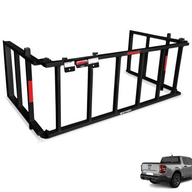 Imagem de Extensor De Caçamba Maverick 2022 a 2025 Rampa Preto Reforçado 350kg