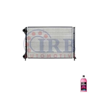 Imagem de Kit Radiador Doblò 1.6 16V C/S Ar Todos + Aditivo Radiador Orbi Química Rosa 1L