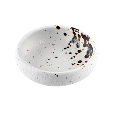 Imagem de Tigela para molho Prato redondo para temperos, molho para sushi, vinagre, geleia, pratos, cozinha, prato pequeno(Branco)