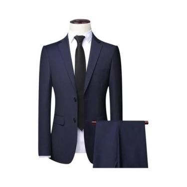 Imagem de Terno Formal Masculino De 3 Peças Blazer Colete Calças Para Casamento 