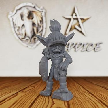 Imagem de Goblin Warrior Tabletop Unpainted Miniature, DND Minis for Dungeons and Dragons, Warhammer TTRPG Game Accessory, Fantasy Role Playing Figurine, Great for Goblin Encounters & Dungeon Hazards- AS24