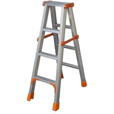 Imagem de Banqueta de degrau, escada dobrável de alumínio para pés