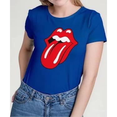 Imagem de Camiseta Camisa de Algodão Adulto Masculina Feminina  Banda de Rock Ro