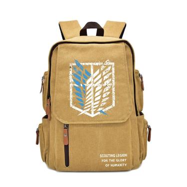 Imagem de Mochila Attack on Titans Levis Ackermans Cartoon Kids