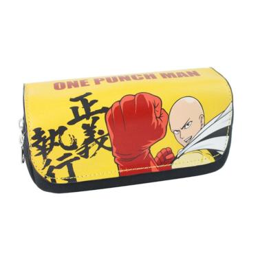 Imagem de Estojo de lápis One Punch Man Cartoon Anime Bolsa de lápis grande