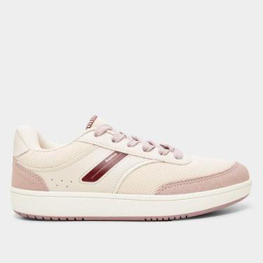 Imagem de Tênis Rainha Castle III Feminino, Bege, Vinho, 34