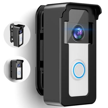 Imagem de Satisure Suporte de campainha de anel, suporte de campainha de vídeo antirroubo para apartamento com ajuste de 45 a 135 graus, suporte de campainha de câmera sem fio anel/piscar/Eufy