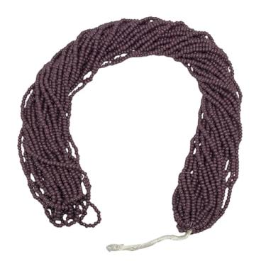 Imagem de Grânulos de vidro 11/0 checos - 12 fios de novelos, total de 10 cores (ameixa)