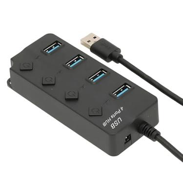 Imagem de Concentrador USB com Múltiplas Portas,Ferramenta De Transmissão De Dados Com 4 Portas | Hub Expansor USB - para Profissionais, Estudantes, Entusiastas de Tecnologia e Criadores de Conteúdo