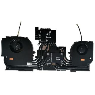 Imagem de Ventoinha e dissipador de calor para CPU/GPU de laptop para CLEVO X170KN X170KM X170KM-G BS6812MS-U4N BS5812HS-U4P RTX30 6-31-X17KN-100 6-31-X17KN-101 (Novo)