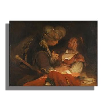 Imagem de OKRA Rembrandt Canvas Wall Art - Decoração de parede Aert De Gelder - Imagens históricas - Móveis elegantes e itens decorativos para banheiros, quartos e cozinhas. Sem moldura. 30 x 40 cm