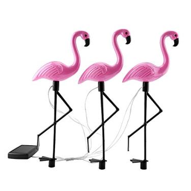 Imagem de Domary Lâmpada LED Flamingo para Energia Solar para Jardim Ao Ar Livre