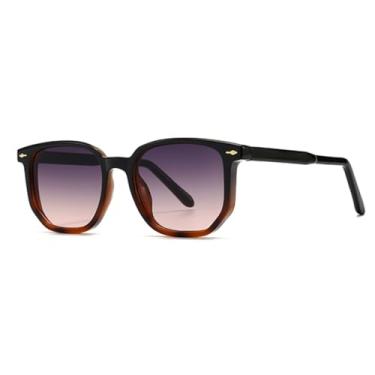 Imagem de Óculos de sol femininos com armação de acetato, óculos de sol para dirigir, unissex, UV400, verde e preto (4)