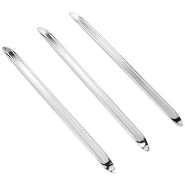 Imagem de QWORK Conjunto de ferro de pneu de 30 cm, barra de alavanca profissional de 3 colheres de pneu para fácil instalação de pneus de roda, ferramenta de troca de pneus