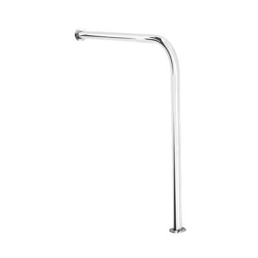 Imagem de Barra De Apoio Para Vaso Sanitário 70x80 Em L De Alumínio