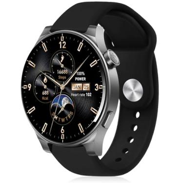 Imagem de Inhosper Pulseiras de silicone compatíveis com TOZO S6/S5/S3, pulseiras esportivas macias de substituição para relógio inteligente CMF Watch Pro/Pro 2/Pro 3/TicWatch Pro 3 Ultra GPS/S2, feminino