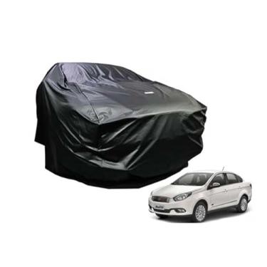 Imagem de Capa Protetora Cobrir Carro Compatível com Fiat Grand Siena Impermeável Forrada (M)