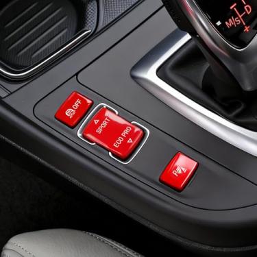 Imagem de Jaronx Compatível com capa de botão de interruptor BMW Gear Mode para 1'F20/F21 2012-2018, 2'F22/F23 2014-2018, 3'F30/F31 2013-2019, 4'F32/F33 2014-2019, 3PCS Painel de mudança de marchas ESP OFF