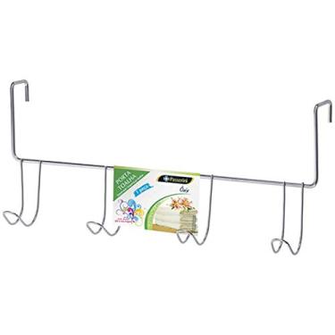 Imagem de Cabide com 4 ganchos para porta cromado Cód. 5088