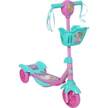 Imagem de Bel - Patinete Infantil 3 Rodas Unicornio Magic Rosa