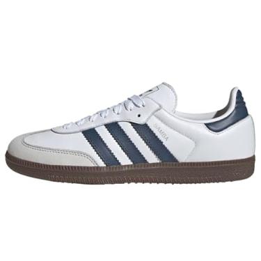Imagem de adidas Tênis feminino Ftwwht/Prloin/Dshgry Samba OG W FTWR branco Preloved Ink/Dash Grey 48 EUA, Preto, 5.5 Wide