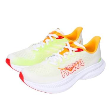 Imagem de Hoka Tênis feminino Mach 6, Branco/alface, 40