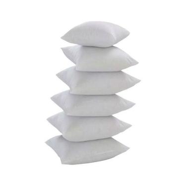 Imagem de Kit Com 6 Refis De Almofada 50x50 Silicone Para Capas 45cm - RT